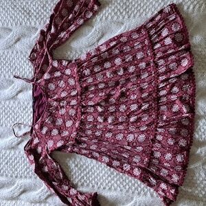 Doe & Rae Burgundy Boho Dress from Modcloth